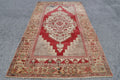 XL Vintage Turkish Accent Area rug 5.2 x 9.1 ft