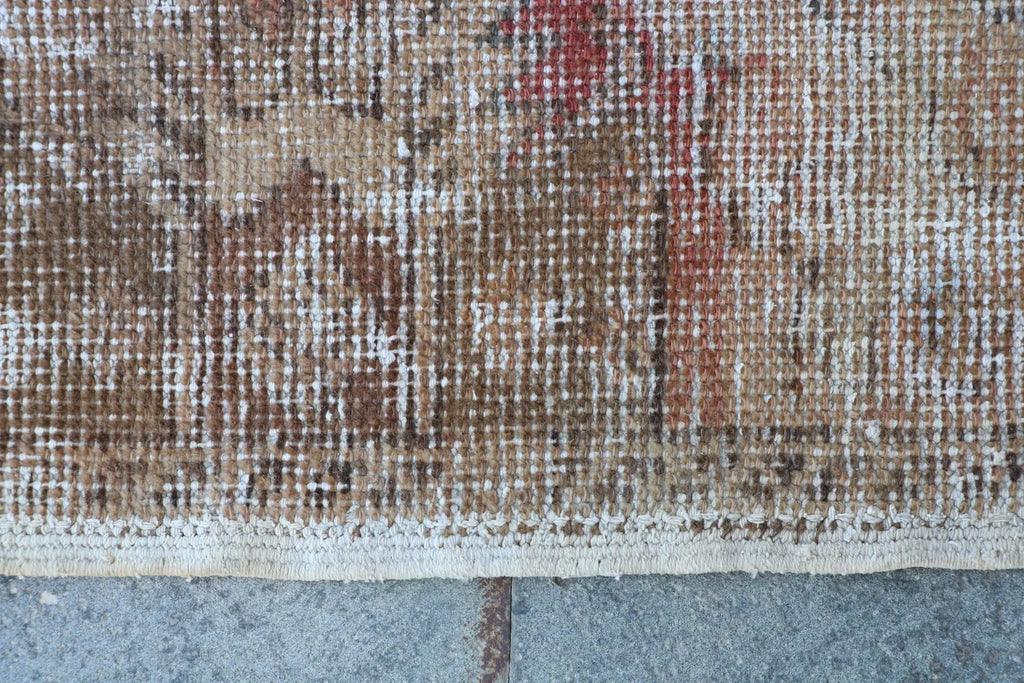 Vintage Turkish Mini Rug 1.6 x 2.7 ft