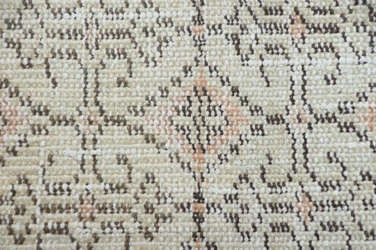 Vintage Turkish Runner Rug 2.4 x 9.9 ft