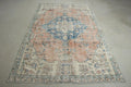 XL Vintage Turkish Accent Area Rug 5.2 x 8.6 ft