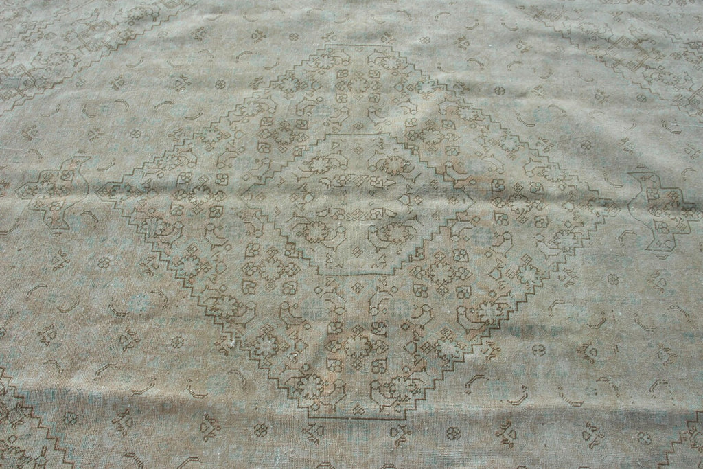 XL Vintage Persian Accent Area Rug 5.9 x 9.6 ft