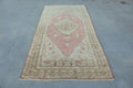 Vintage Turkish Accent Area rug 4.4 x 9 ft