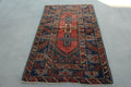 Vintage Turkish Accent Area rug 3.8 x 6.6 ft