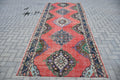 XL Vintage Turkish Accent Area rug 4.7 x 11.1 ft