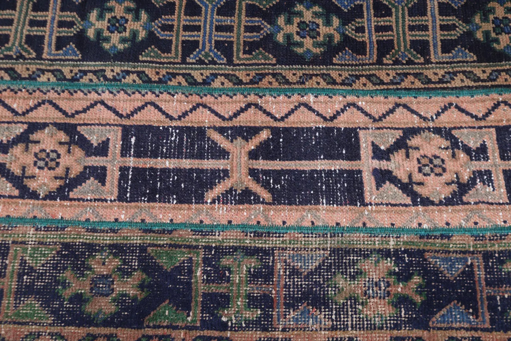 Vintage Turkish Runner Rug 2.4 x 5 ft