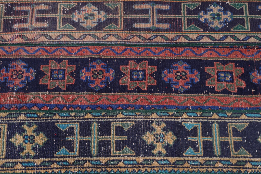 Vintage Turkish Runner Rug 2.3 x 5.3 ft
