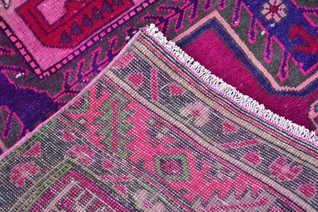 Vintage Persian Runner Rug 2.9 x 9.9 ft