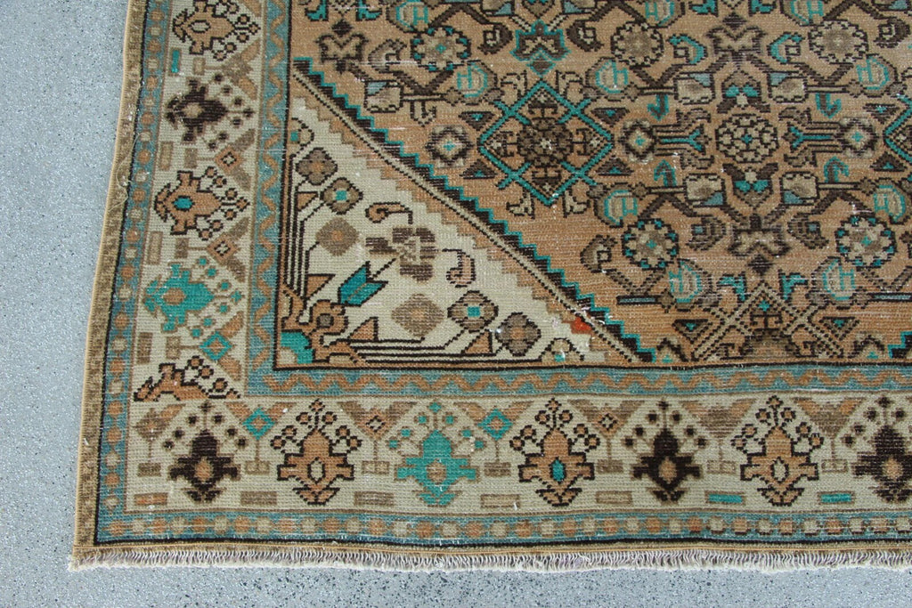 XL Vintage Persian Accent Area Rug 5.1 x 10 ft