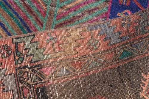 Vintage Persian Accent Area rug 4.3 x 10.7 ft