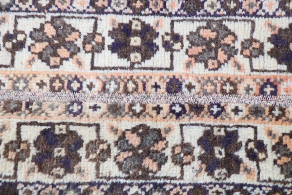 Vintage Turkish Runner Rug 1.4 x 4.3 ft