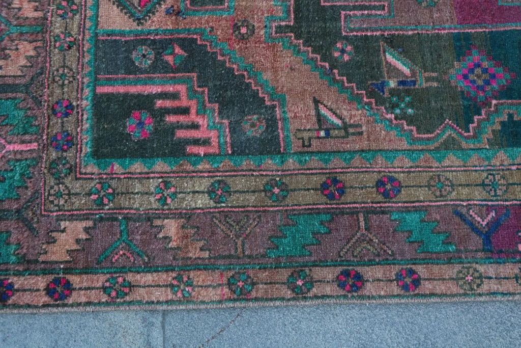 XL Vintage Persian Runner Rug 4.9 x 11.2 ft