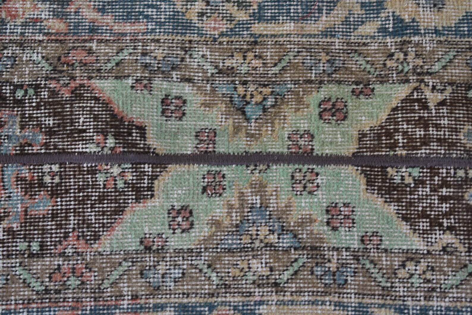 Vintage Turkish Runner Rug 1.7 x 4.7 ft