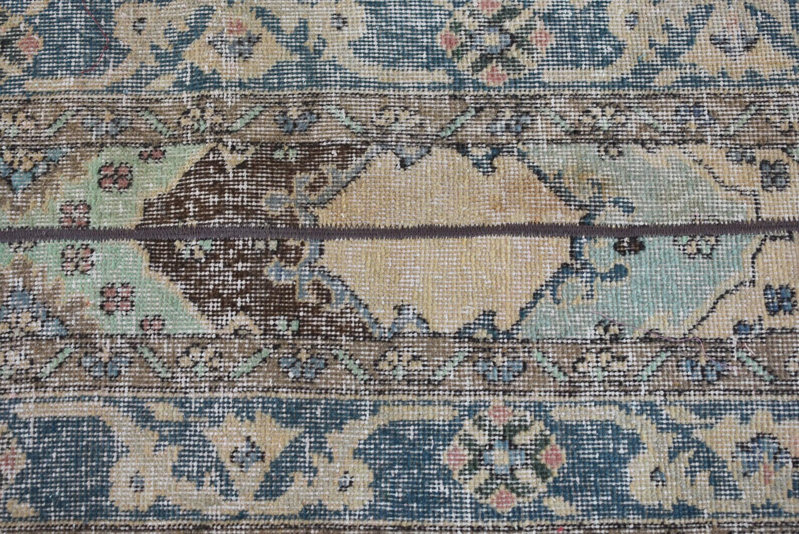 Vintage Turkish Runner Rug 1.7 x 4.7 ft