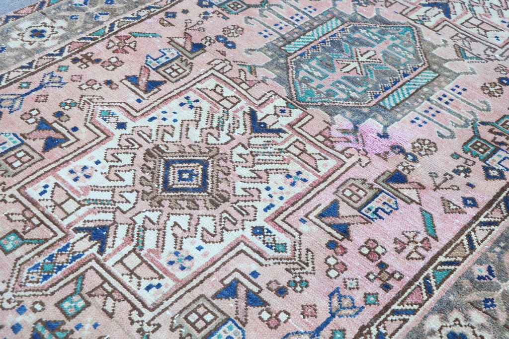 Vintage Persian Runner Rug 4.3 x 10.7 ft