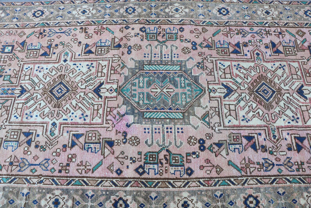 Vintage Persian Runner Rug 4.3 x 10.7 ft