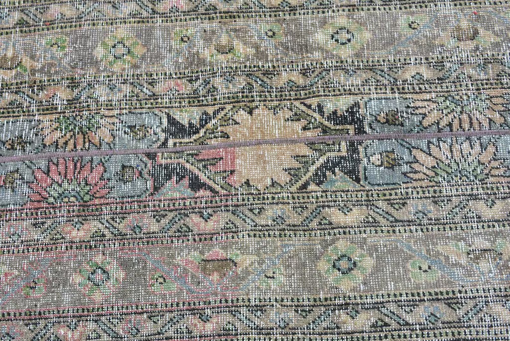 Vintage Turkish Runner Rug 2.3 x 12.9 ft