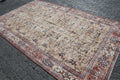 XL Vintage Turkish Accent Area Rug 6.1 x 9.9 ft