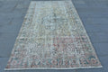 Vintage Turkish Accent Area rug 4.9 x 8.5 ft