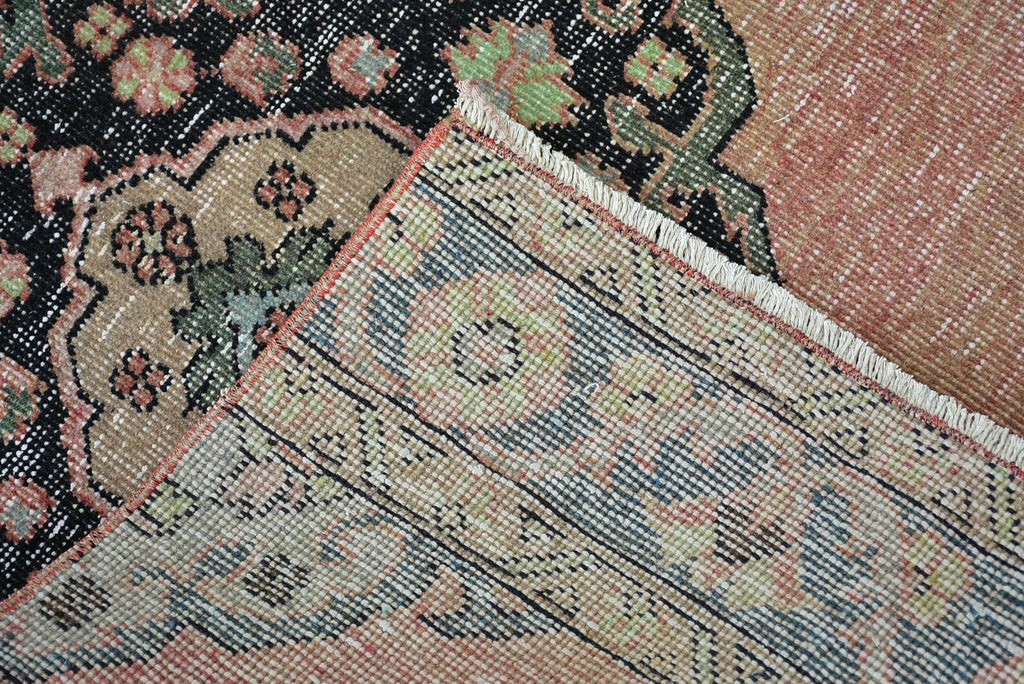 Vintage Turkish Runner Rug 2.7 x 12.4 ft
