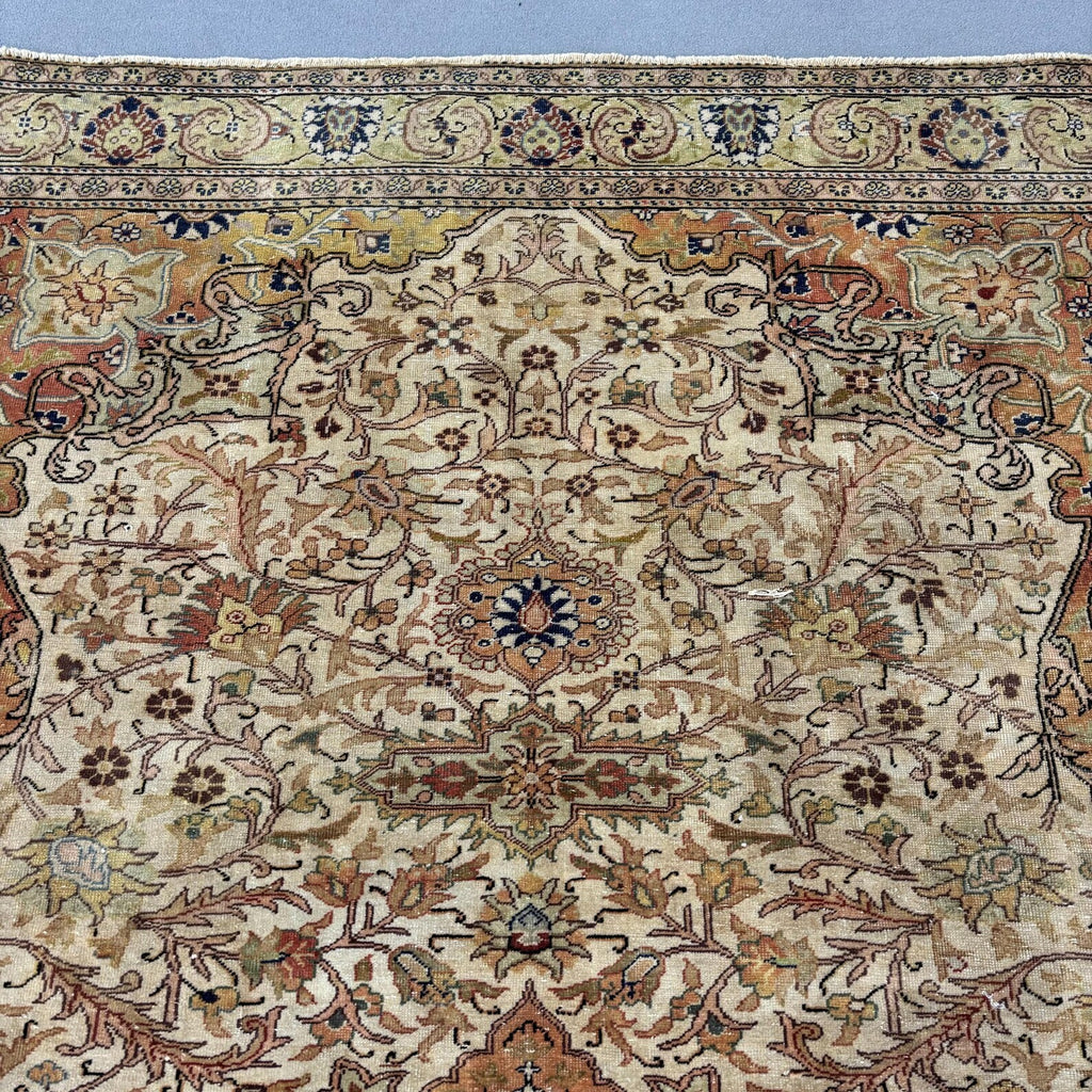 XL Vintage Persian Accent Area Rug 6.3 x 10 ft