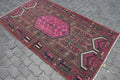Vintage Persian Accent Area Rug 3.8 x 6.9 ft