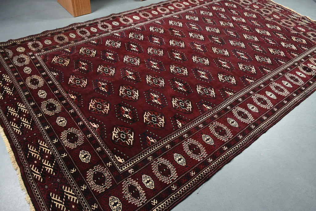 XL Vintage Bokhara Accent Area rug 6.6 x 11.7 ft