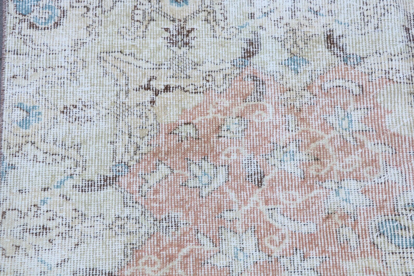 XL Vintage Turkish Accent Area Rug 4.5 x 7.5 ft