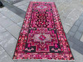 Vintage Persian Accent Area Rug 3.7 x 8.2 ft