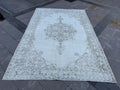 XL Vintage Turkish Accent Area Rug 7 x 10 ft
