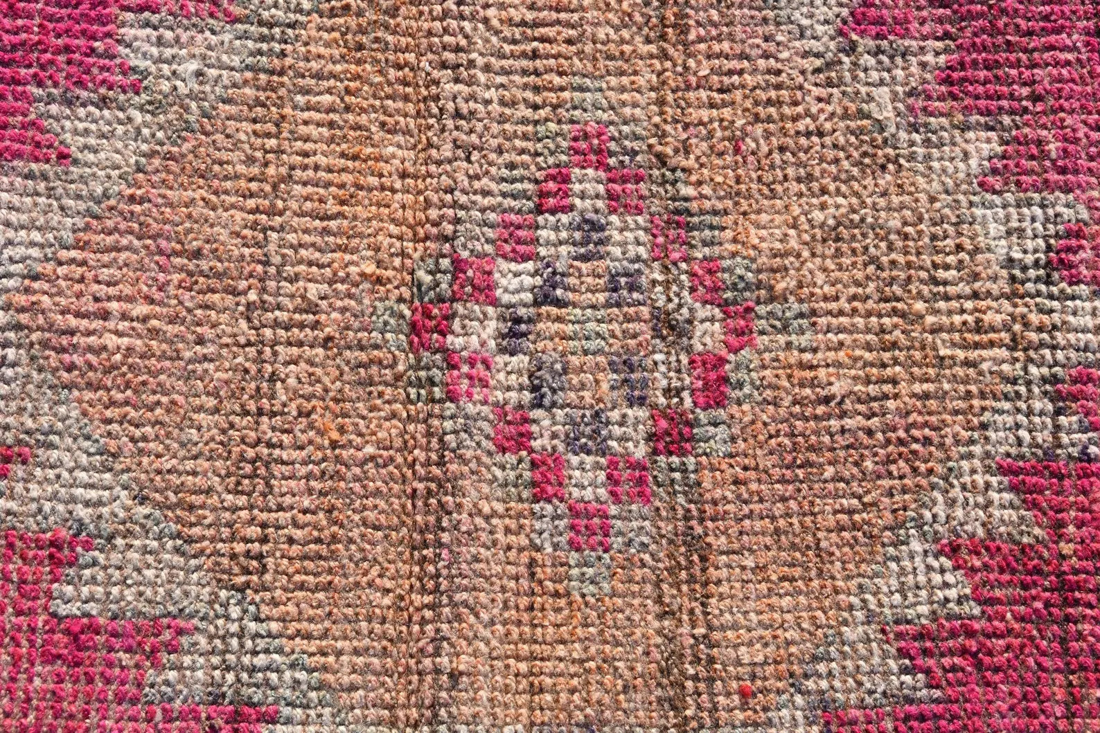 Vintage Turkish Runner Rug 2.2 x 10.1 ft