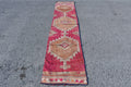 Vintage Turkish Runner Rug 2.2 x 10.1 ft