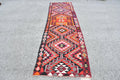 Vintage Turkish Runner Rug 3 x 11.6 ft