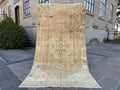 Vintage Turkish Accent Area Rug 4.5 x 8.5 ft