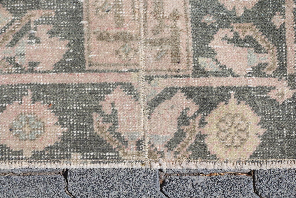 Vintage Turkish Runner Rug 1.8 x 7 ft