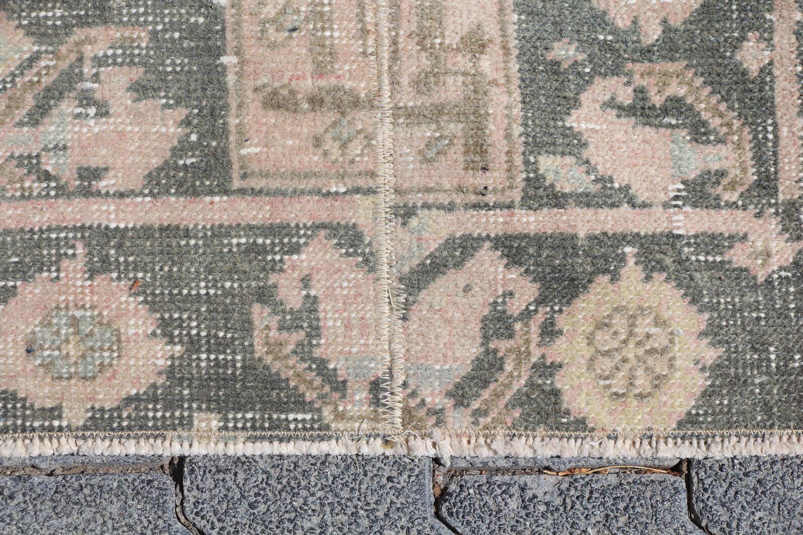 Vintage Turkish Runner Rug 1.8 x 7 ft
