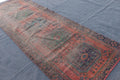Vintage Turkish Accent Area rug 3.9 x 11 ft
