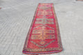 Vintage Turkish Runner Rug 3.2 x 11.8 ft