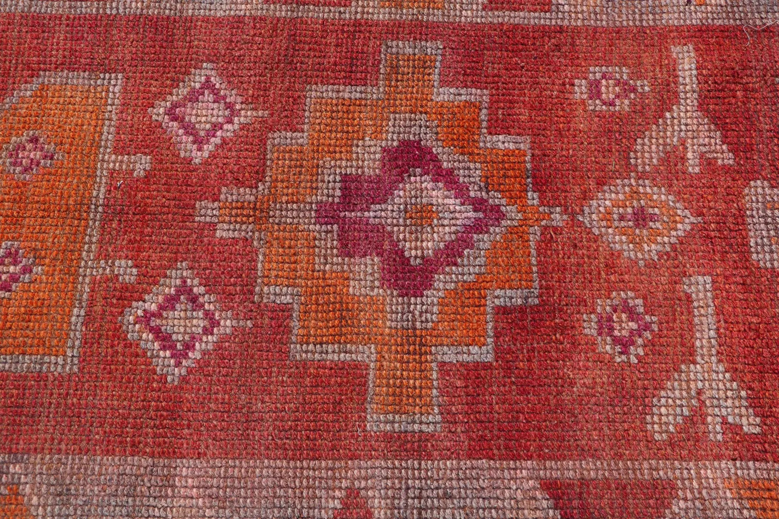 Vintage Turkish Runner Rug 2.8 x 10.8 ft