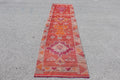 Vintage Turkish Runner Rug 2.8 x 10.8 ft