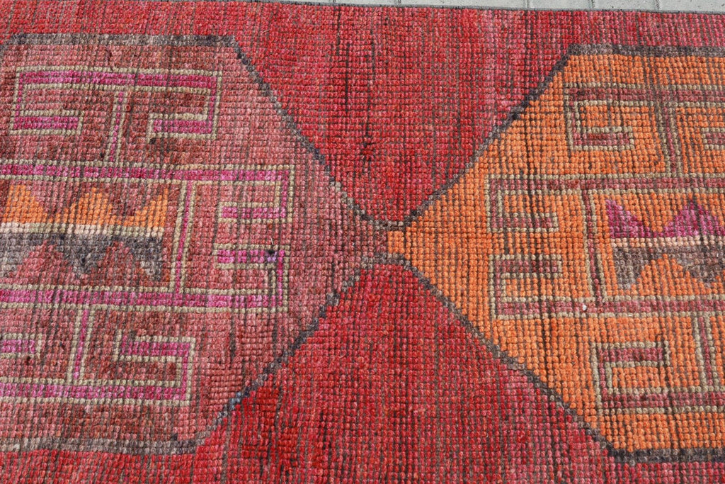 Vintage Turkish Runner Rug 2.5 x 11.5 ft