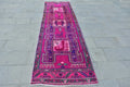 Vintage Persian Runner Rug 2.9 x 9.9 ft