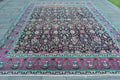 XL Vintage Turkish Accent Area Rug 9.5 x 12.3 ft