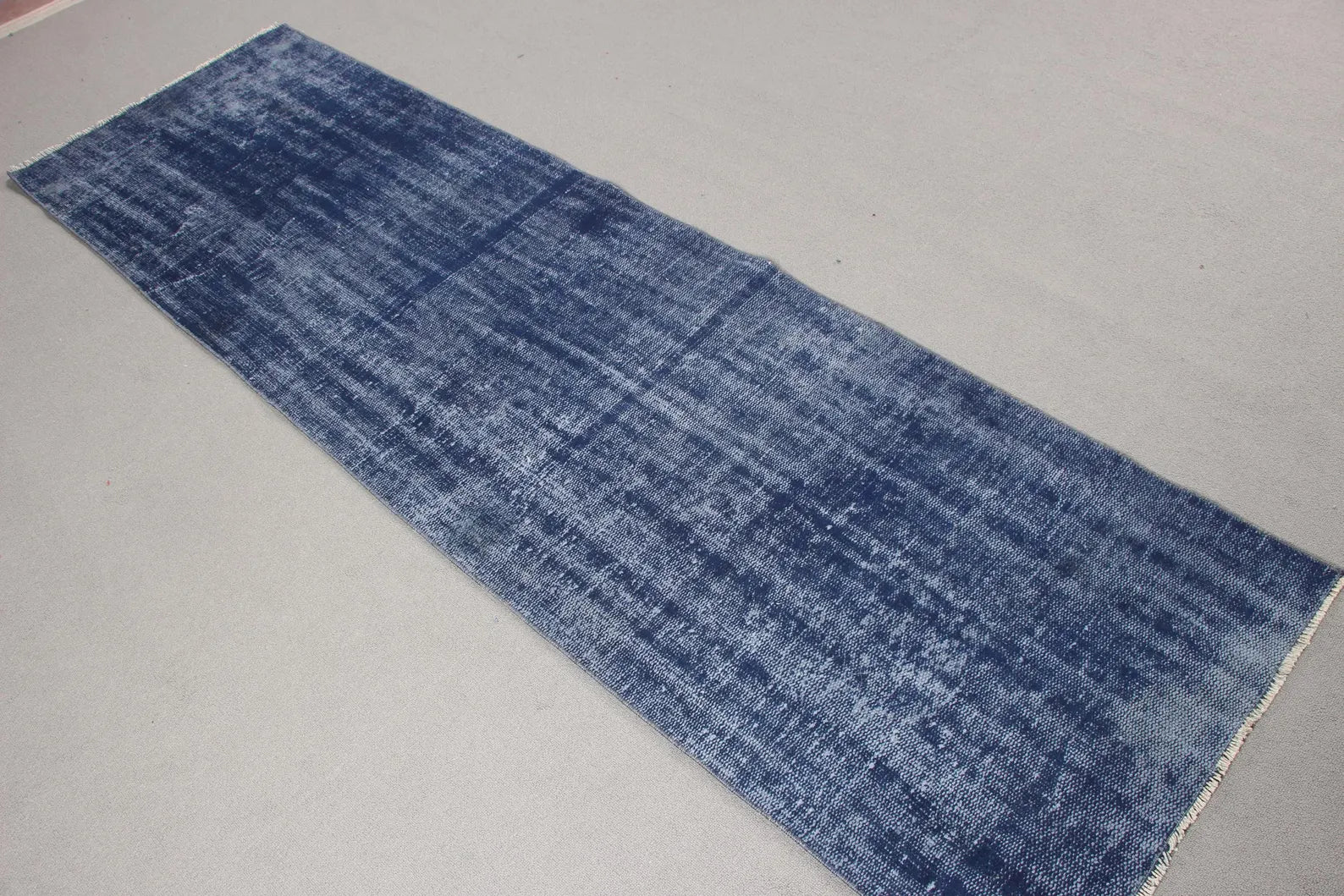 Vintage Turkish Runner Rug 2.4 x 8.3 ft