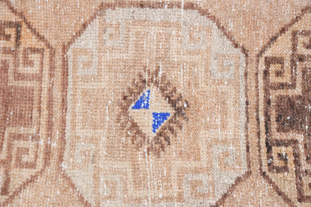 Vintage Turkish Mini Rug 1.2 x 2.8 ft
