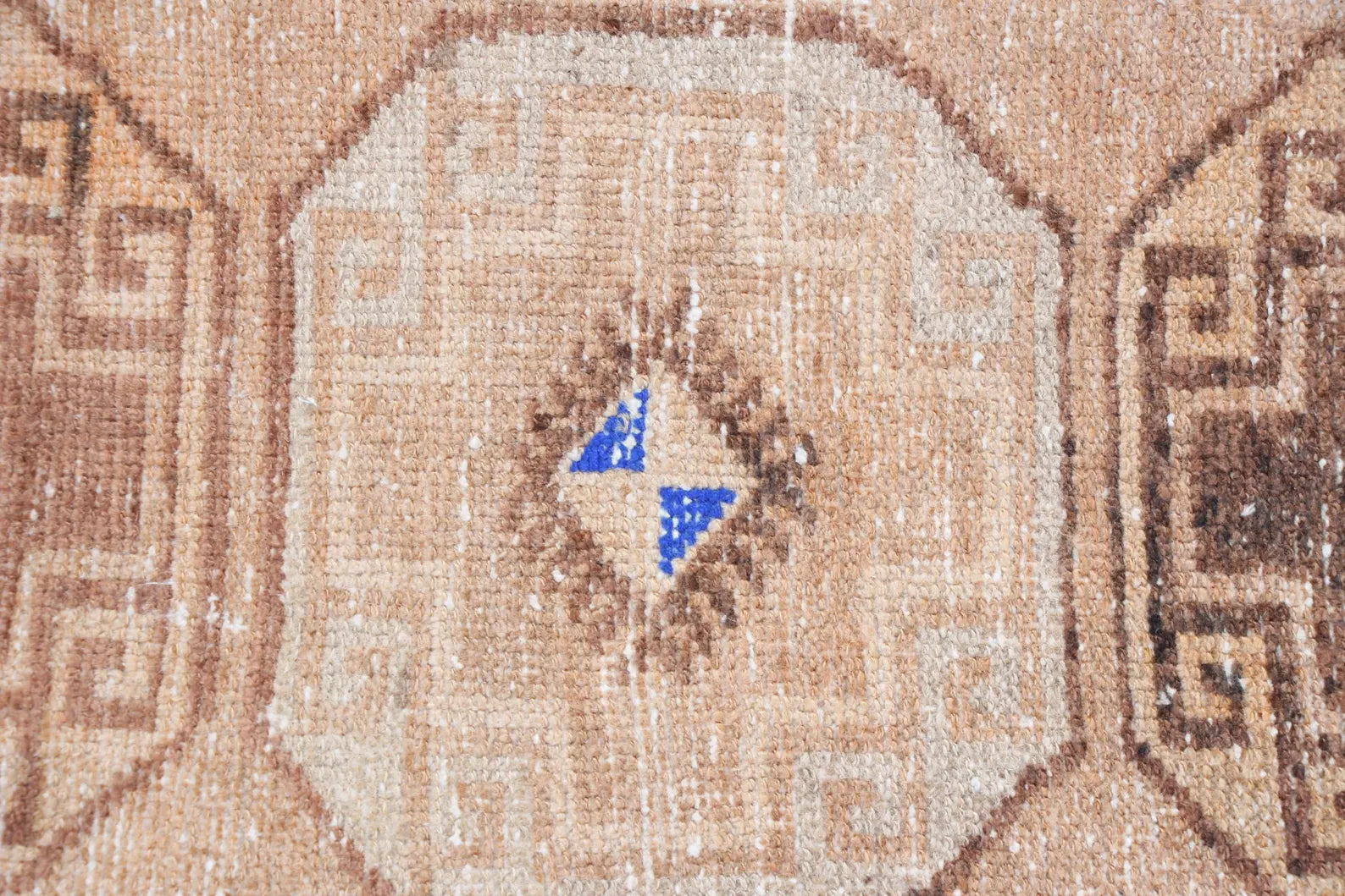 Vintage Turkish Mini Rug 1.2 x 2.8 ft
