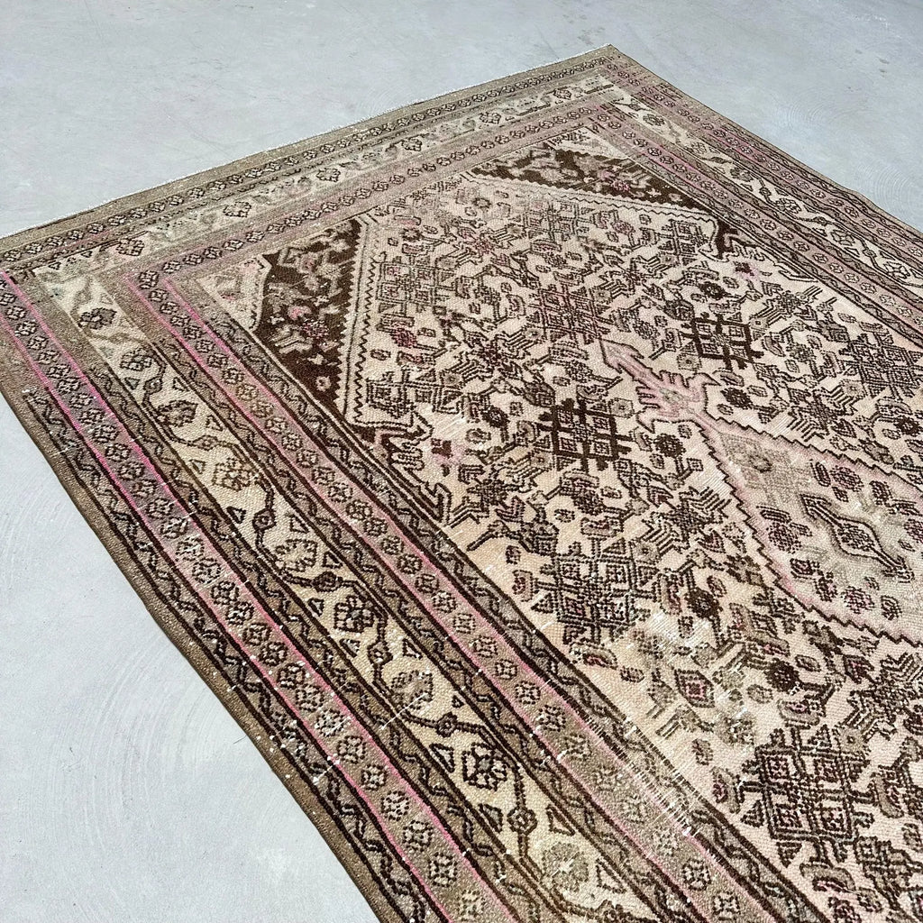 XL Vintage Persian Accent Area Rug 6.9 x 10.4 ft