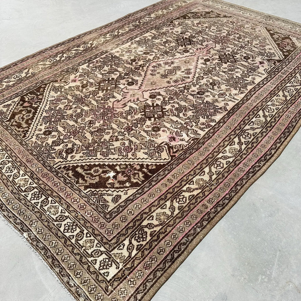 XL Vintage Persian Accent Area Rug 6.9 x 10.4 ft