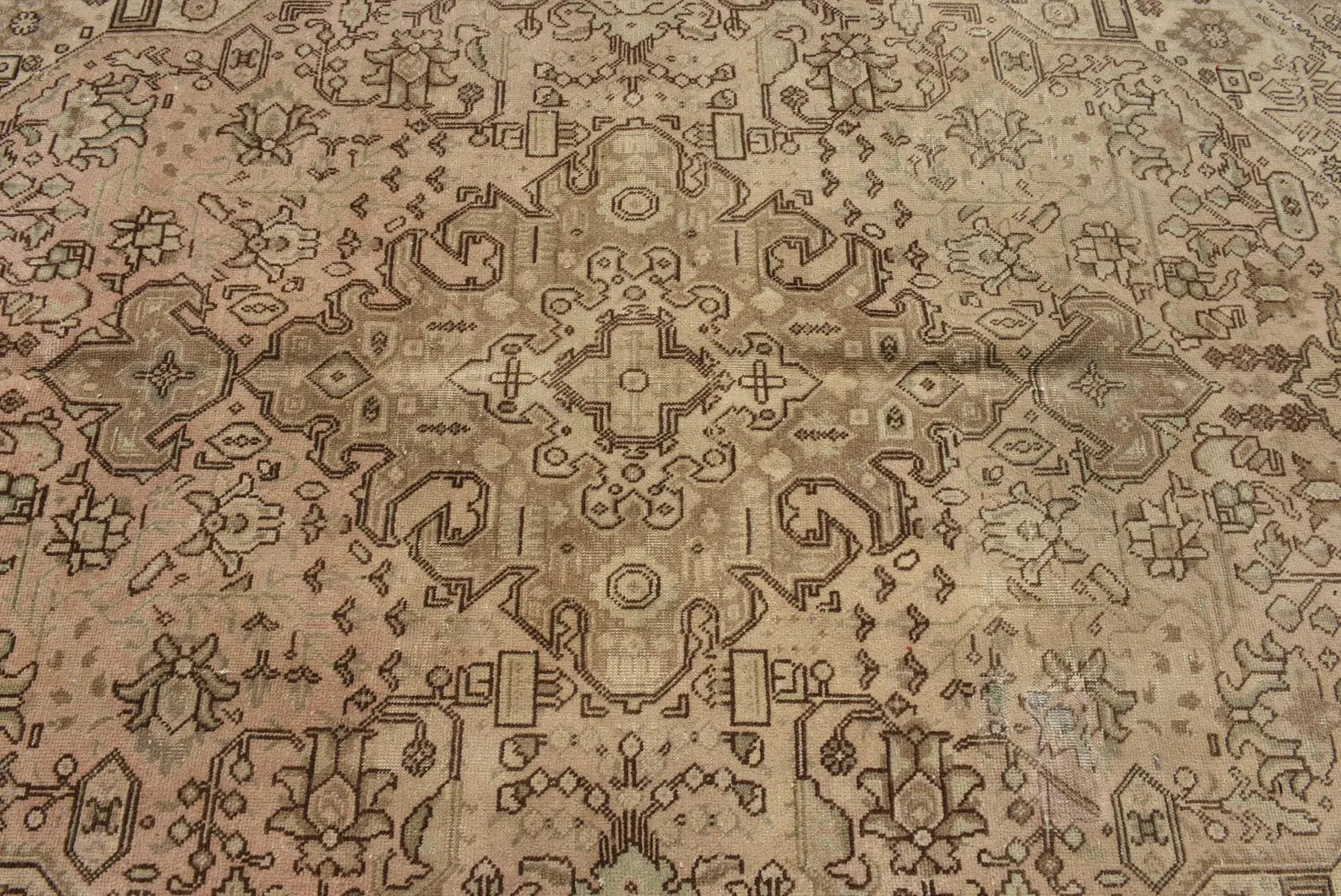 XL Vintage Persian Accent Area Rug 4.9 x 9.2 ft