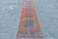 Vintage Turkish Runner Rug 2.6 x 11.4 ft