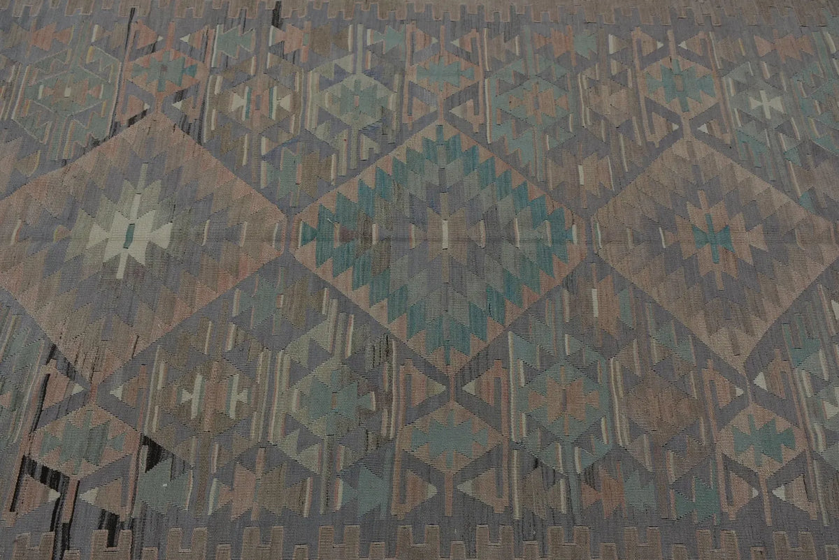 XL Vintage Turkish Accent Area rug 4.8 x 9.4 ft
